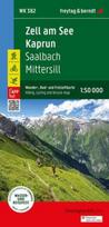 Zell am See - Kaprun, Wander-, Rad- und Freizeitkarte 1:50.000, freytag & berndt, WK 382: Saalbach - Mittersill, mit APP, wasserfest und reißfest
