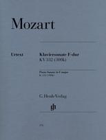 Mozart, Wolfgang Amadeus - Klaviersonate F-dur KV 332 (300k): Instrumentation: Piano solo
