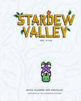 1.6v Stardew Valley: The Original Fanmade Gaming Guide, Planner, and Checklist: Hardbound Cover