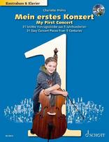 Mein erstes Konzert: 31 leichte Vortragsstücke aus 5 Jahrhunderten. Kontrabass und Klavier