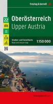 Oberösterreich, Straßen- und Freizeitkarte 1:150.000, freytag & berndt: Mit Infoguide, Top Tips, Innenstadtpläne, Radrouten