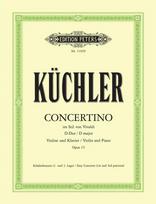 Concertino D-Dur op. 15: im Stil von Antonio Vivaldi / Schülerkonzert 1. und 3. Lage / für Violine und Klavier