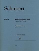 Schubert, Franz - Klaviersonate G-dur op. 78 D 894: Instrumentation: Piano solo