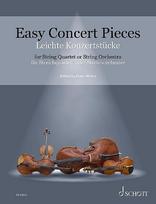 Easy Concert Pieces für Streichquartett oder Streichorchester: 26 Easy Pieces from 4 Centuries. (Violine 3 / Viola ad lib.). Partitur und Stimme.
