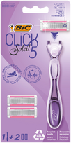 BIC Soleil Click5 2 papildomos galvutės +  skustuvas, 1 vnt.