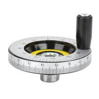 1 vnt. 80 mm kietas bakelito rankratis su skale, mašinų priedai