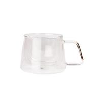 Dvigubo stiklo cappuccino stiklinė su rankenėle CHiATO, 210 ml