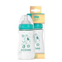Baboo Anti-Colic Stiklinis Maitinimo Buteliukas, Plataus Kaklelio, 250 ml, 3+ Mėn