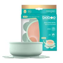 Baboo silikoninis limpantis dubenėlis, 6+ mėn, Peachy Keen