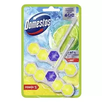 WC valiklis-gaiviklis DOMESTOS POWER 5 LIME, 2X50G
