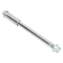 15mm 220mm Priekinė Galinė Ašis su 2 Įvorėmis Poliruotas Korpusas Tinka Pit PRO Trail Purvo Dviratis 70cc