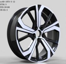 Ratlankis RACINGLINE SF503 R18x7.5 5x108 ET 50.5 CB 63.4 (Black Polished) (690 kg)