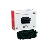 Canon 724H Black/Juoda lazerinio spausdintuvo tonerio kasetė, didelės talpos, 12500 psl.