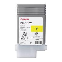 Canon PFI-102Y Yellow/Geltona rašalinio spausdintuvo rašalo kasetė, 130 ml