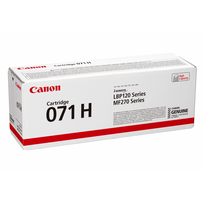 Canon 071H Black/Juoda lazerinio spausdintuvo tonerio kasetė, didelės talpos, 2500 psl.