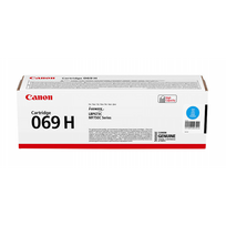 Canon 069H C Cyan/Mėlyna lazerinio spausdintuvo tonerio kasetė, didelės talpos, 5500 psl.