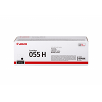 Canon 055H BK Black/Juoda lazerinio spausdintuvo tonerio kasetė, didelės talpos, 7600 psl.