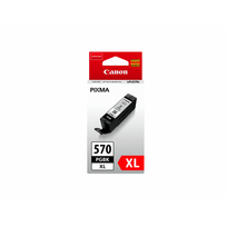 Canon PGI-570PGBK XL Black/Juoda rašalinio spausdintuvo rašalo kasetė, didelės talpos, 22 ml