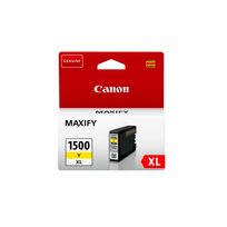 Canon PGI-1500Y XL Yellow/Geltona rašalinio spausdintuvo rašalo kasetė, didelės talpos, 12 ml
