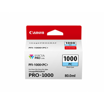 Canon PFI-1000PC Photo Cyan/Foto žydra plačiaformačio spausdintuvo rašalo kasetė, 80 ml