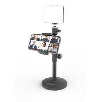 Digipower Telefono laikiklis Achiever Video Call Pro Kit su LED lempa, juodas