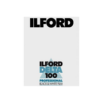 Ilford Nespalvota fotojuostelė Delta 100 Professional 4x5", 25 vnt.