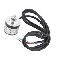 600PR Magnetoelektrinis inkrementinis rotacinis kodavimo įrenginys 5V?24V AB 2?Fazių velenas 6mm