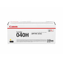 Canon 040H Y Yellow/Geltona lazerinio spausdintuvo tonerio kasetė, didelės talpos, 10000 psl.