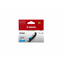 Canon CLI-571C Cyan/Mėlyna rašalinio spausdintuvo rašalo kasetė, 6.5 ml
