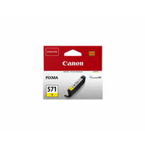 Canon CLI-571Y Yellow/Geltona rašalinio spausdintuvo rašalo kasetė, 6.5 ml
