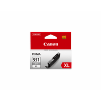 Canon CLI-551GY XL Gray/Pilka rašalinio spausdintuvo rašalo kasetė, didelės talpos, 11 ml