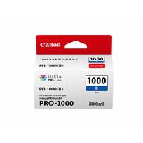 Canon PFI-1000B Blue/Mėlyna plačiaformačio spausdintuvo rašalo kasetė, 80 ml
