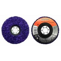 Neaustinės medžiagos valymo diskas ORIENTCRAFT Purple, 125x22 mm, stambus, 800.02C