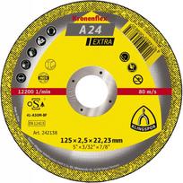 Abrazyvinis metalo pjovimo diskas KLINGSPOR A 24 Extra, 125x2,5x22,23 mm