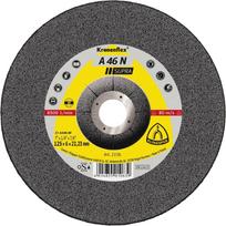 Aliuminio, sp. metalų šlifavimo diskas KLINGSPOR A 46 N Supra, 125x6x22,23 mm