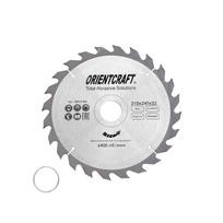 Medienos pjovimo diskas ORIENTCRAFT 210x24Tx32/30 mm