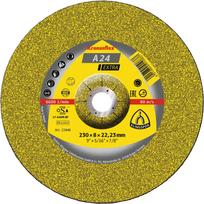 Abrazyvinis šlifavimo diskas KLINGSPOR A 24 Extra, 230x8x22,23 mm