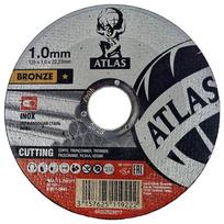 Nerūdijančio plieno pjovimo diskas ATLAS, Inox A60T-BF41, 125x1,0x22,23 mm
