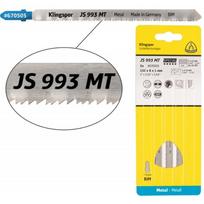 Pjūkleliai siaurapjūkliui KLINGSPOR JS 993 MT, 132x8x1 mm, metalui, 5 vnt.