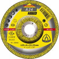 Abrazyvinis metalo šlifavimo diskas KLINGSPOR A 24 Extra, 150x6x22,23 mm