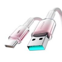 Joyroom S-A42 3A USB-A į USB-C laidas 1.2m baltos spalvos