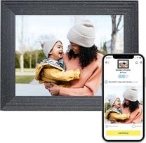 "Aura Mason Luxe" išmanusis skaitmeninis nuotraukų rėmelis, 9,0 colių HD "WiFi" debesies skaitmeninis nuotraukų rėmelis, nemokama neribota saugykla, nuotraukų siuntimas iš bet kurios vietos - Pebble