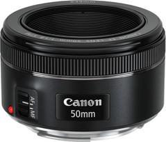"Canon EF 50 mm f/1.8 STM SLR teleobjektyvas - juodas