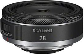 "Canon" RF 28 mm F2.8 STM blynelio formos objektyvas, skirtas EOS R serijos fotoaparatams (objektyvas kelionių ir gatvės fotografijai, 1:2,8 ryškumo, STM variklis, 7 lamelių diafragmos diafragma, valdymo žiedas, plataus kampo objektyvas), juodas