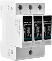 "Heschen SPD" viršįtampių apsauga, WR-T1T2-AC, 3P 275V, in 20KA, Iimp 7KA, tipas T1+T2, ugniai atsparus, žemos įtampos ribotuvas, montuojamas ant DIN bėgio 35