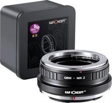 "K&F Concept" objektyvo montavimo adapteris QBM-NIK Z Rankinis fokusavimas, suderinamas su "Rollei SL35" (QBM) objektyvu ir "Nikon Z" fotoaparato korpusu