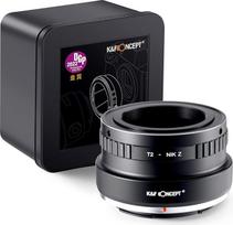 "K&F Concept" objektyvo montavimo adapteris T2-NIK Z Rankinis fokusavimas, suderinamas su T-Mount (T/T-2) varžtinio montavimo SLR objektyvu ir Nikon Z montavimo fotoaparato korpusu