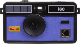 "Kodak i60" daugkartinio naudojimo 35 mm juostinis fotoaparatas - retro stiliaus, be fokusavimo, integruota blykstė, stumiama ir iššokanti blykstė (labai laiko)
