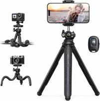 "Lamicall" mobiliojo telefono trikojis, mini trikojo laikiklis - lankstus mobiliojo telefono laikiklis trikojis išmaniesiems telefonams ir fotoaparatams, 360° kišeninis trikojis su belaidžiu nuotolinio valdymo pultu, mobiliojo telefono trikojis "iPhone