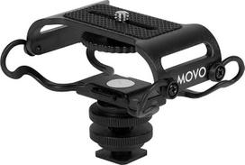 "Movo SMM5-B" universalus mikrofonų ir nešiojamųjų magnetofonų amortizatoriaus laikiklis - tinka "Zoom H1n", "H2n", "H4n", "H5", "H6", "Tascam DR-40x", "DR-05x", "DR-07x" ir kitiems mikrofonams su 1/4" tvirtinimo varžtu